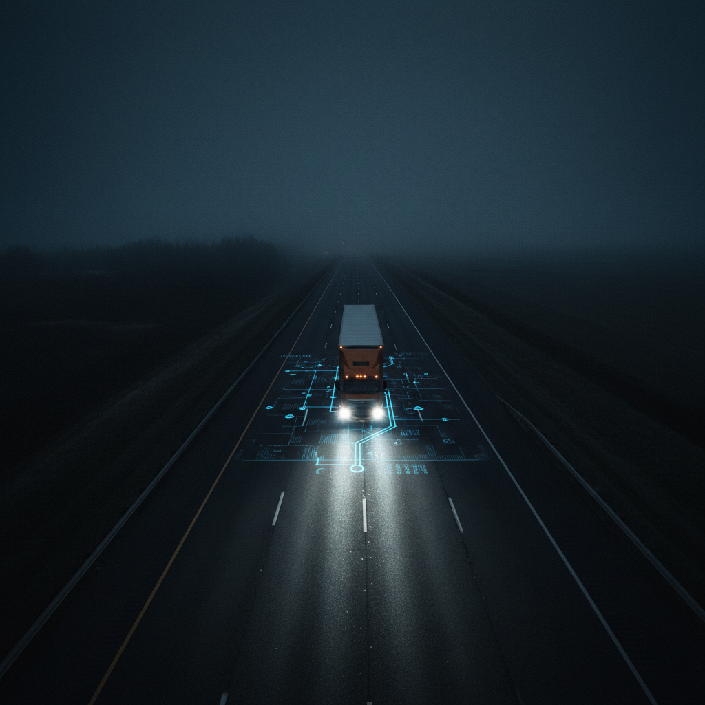 AI freight control room monitoring regulated logistics routes