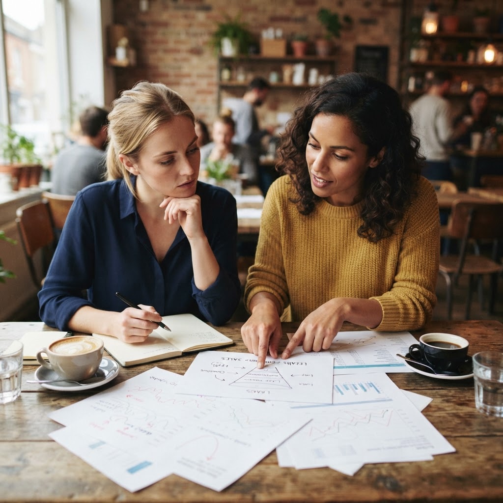 A strategist and client review the evidence behind a growth decision
