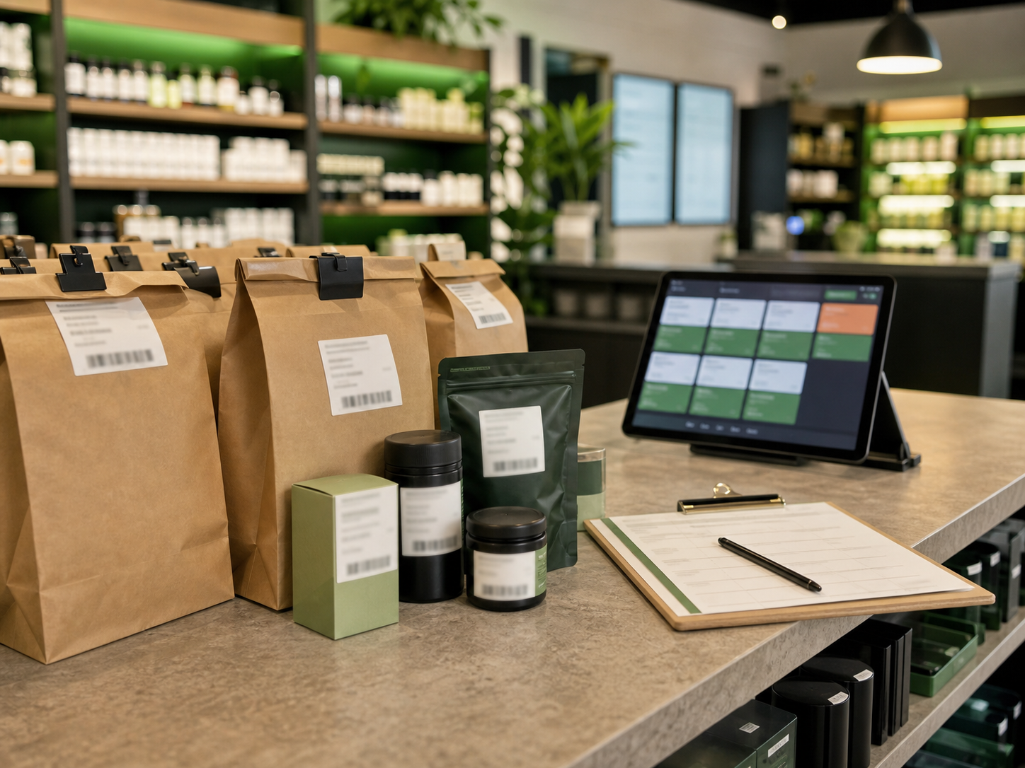 Holiday order staging