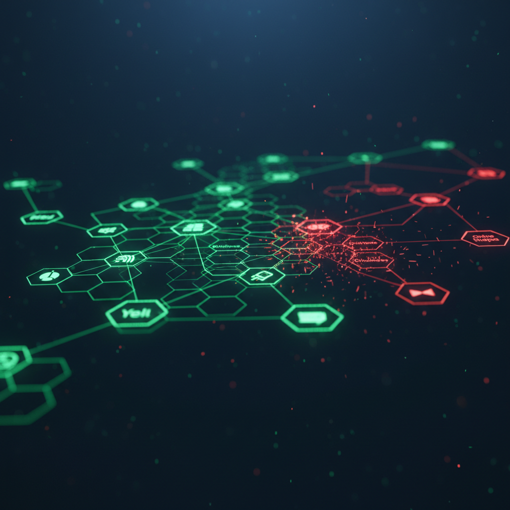 NAP consistency network showing clean versus broken citation signals
